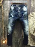 nouvelle 2018 collection de jeans pour uomo dsquared2 round point